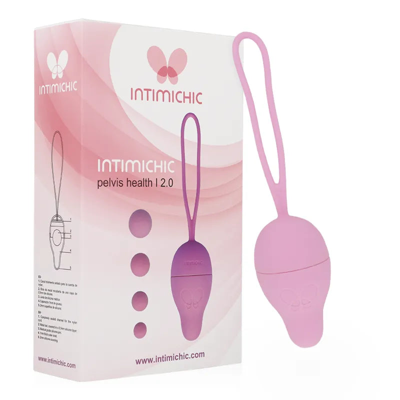 Balle Kegel silicone hypoallergénique sans phtalates ergonomique insertion facile confort progression poids 35g 20g 10g 5g sac satin manuel multilingue