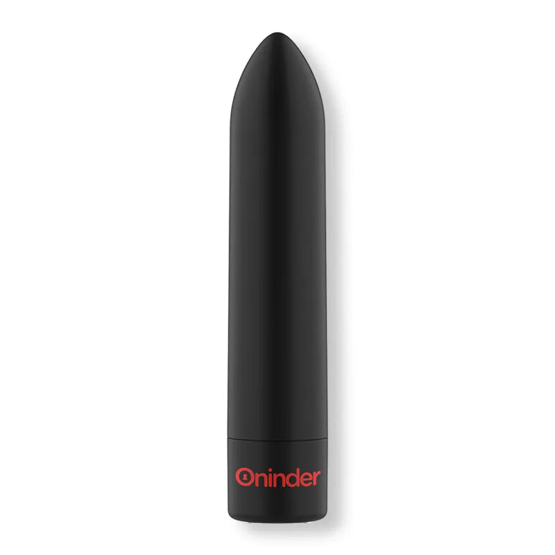 Balle vibrante noire étanche Oninder, compacte, en silicone médical, contrôlable via application, design élégant.