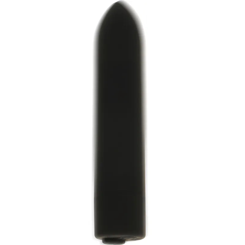 Balle vibrante silicone noire, compacte, rechargeable, 10 modes, ergonomique, discrète, hypoallergénique, 8,5 cm.