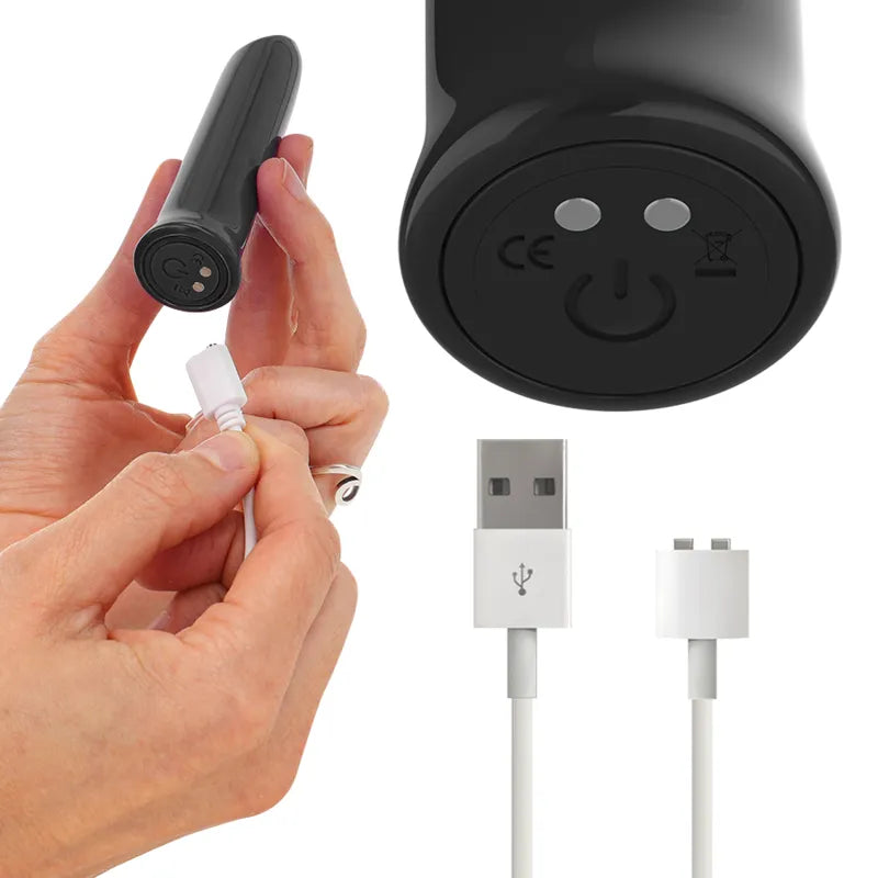 Balle vibrante violette en silicone, compacte, étanche, avec chargeur magnétique et texture douce, pour stimulation discrète.