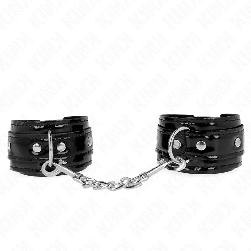 bandes poignets cuir végétal éthiques rembourrées confortables durables réglables sécurisées boucles robustes anneaux polyvalentes esthétiques personnalisables
