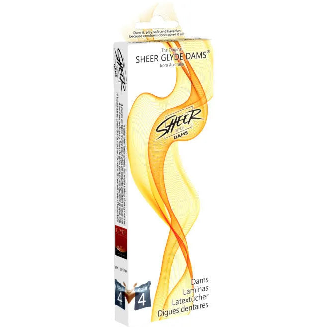 barrière protection orale sexuelle latex fin soyeuse couverture optimale dimensions généreuses certification CE homologation américaine saveur cola paquet quatre