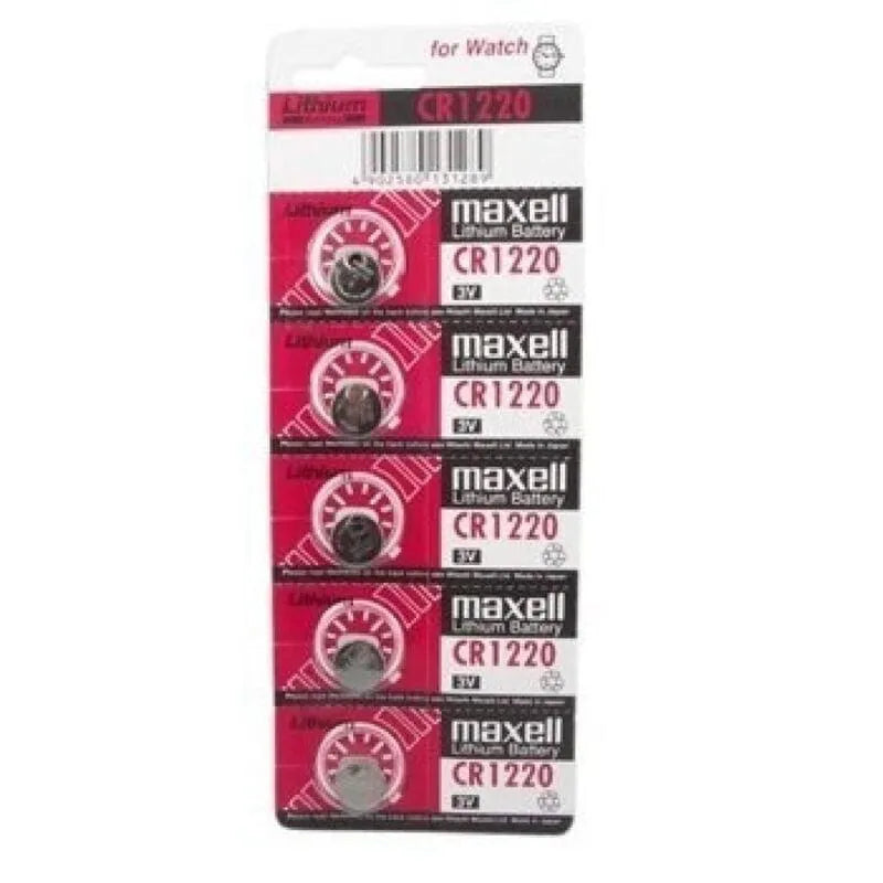 Batterie Lithium CR1220 3V Longue Durée Fiable Compatible Montres Appareils Photo Calculatrices Télécommandes Alarmes Voiture Surveillance Portable Compacte Faible Autodécharge