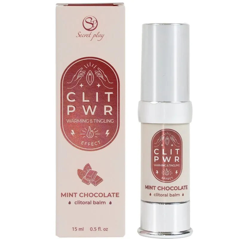 baume stimulant clitoris chocolat menthe chauffant vibrant sensoriel formule spécifique absorption rapide application doseur précis contenance 15ml intensifiant orgasmique