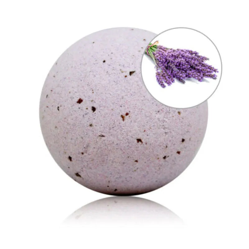 bombe bain lavande relaxante pétales rose apaisante hydratante adoucissante revitalisante parfumée sucrée caramélisée aromathérapie provençale spa