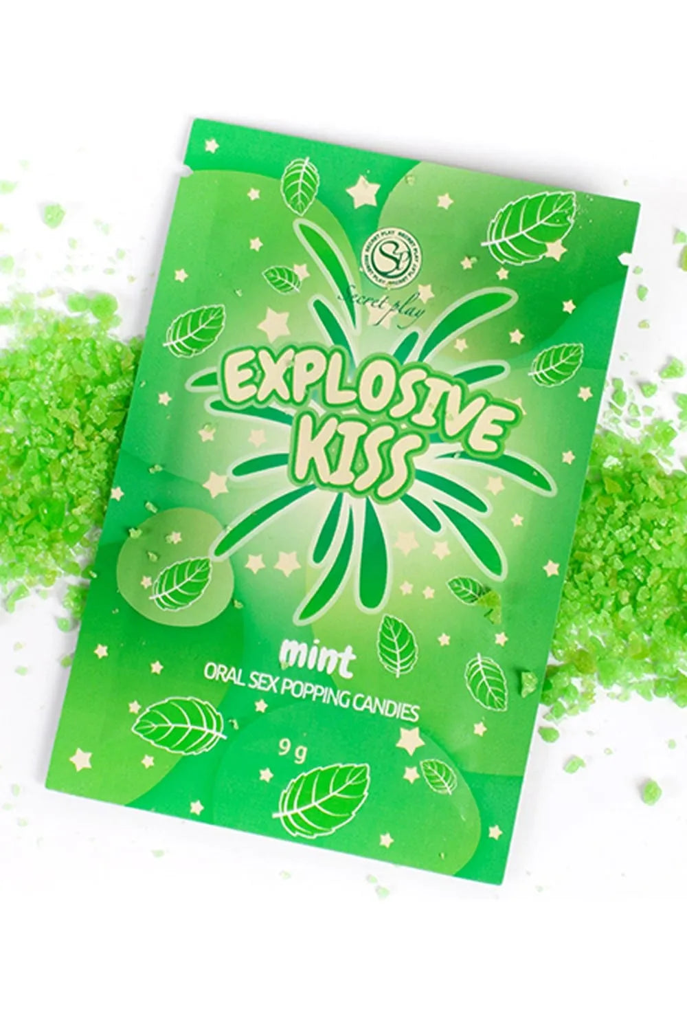 Bonbons menthe pétillants aphrodisiaque comestibles stimulation orale fraîcheur intense picotement sensation ludique discret emballage compact intime effet effervescent