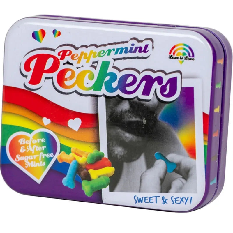 bonbons menthe poivrée sans sucre végétaliens rafraîchissants haleine fraîche faible glucides multicolores boîte gaufrée pratique stockage qualité supérieure édulcorants innovants