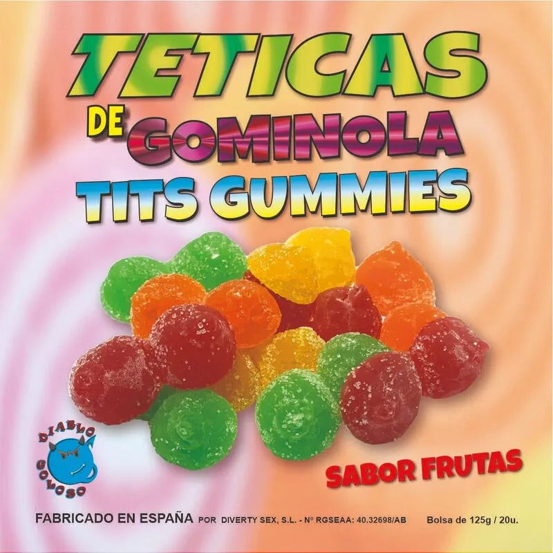 bonbons érotiques moelleux gourmands sucrés fruités colorés formes seins boîte noire brillante élégante soirée enterrement vie jeune fille