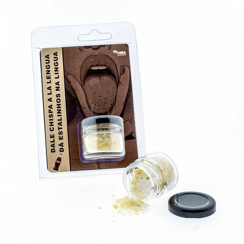 bonbons érotiques pétillants saveur cola sensations sensorielles explosif goût intense festif intime soirée enterrement vie garçon format pratique 30g portable