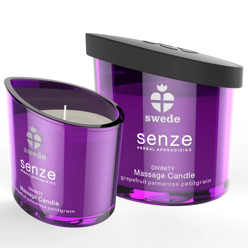 bougie massage aphrodisiaque pamplemousse palmarosa petitgrain huile nourrissante hydratante naturelle soja coco vitamineE fondante romantique sensuelle