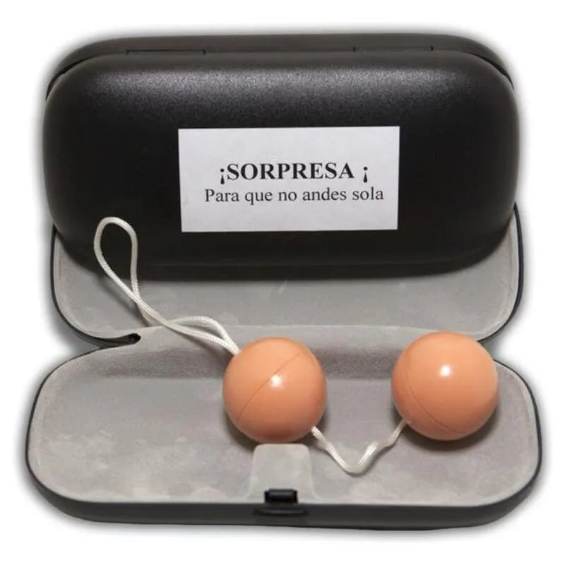 boules vaginales surprise cadeau cachées élégantes étui lunettes stylées compact discrètes festives drôles qualité luxueuses réutilisables