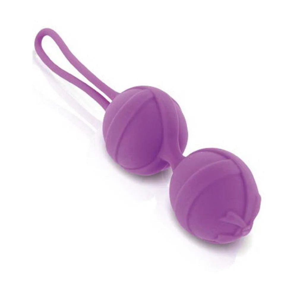 boules Geisha anal violettes silicone souple doux débutants expérimentés billes stimulation parois rééducation périnée postaccouchement étanche sans phtalates discret cadeau