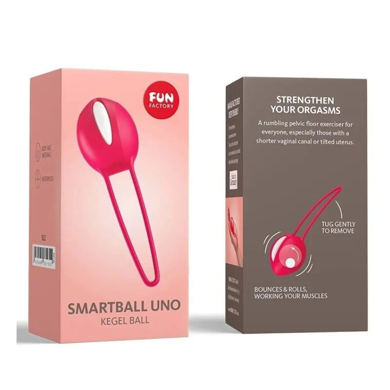 Boule de geisha rose en silicone hypoallergénique pour débutantes, renforcement pelvien discret et ergonomique.