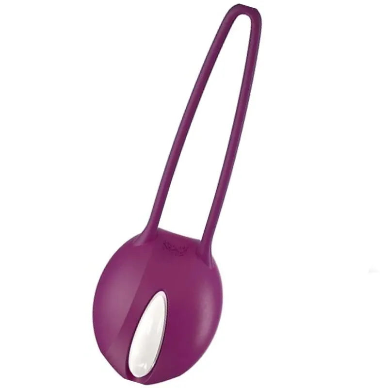 Boule de Geisha violette en silicone hypoallergénique avec cordon, ergonomique et discrète pour entraînement Kegel débutan...