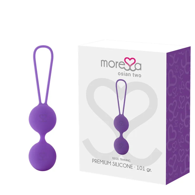 boules geisha silicone hypoallergénique velouté débutantes insertion facile diamètre35mm poids101g stimulation pelvienne tonus périnée prévention incontinence postpartum sagesfemmes gynécologues garantie2ans