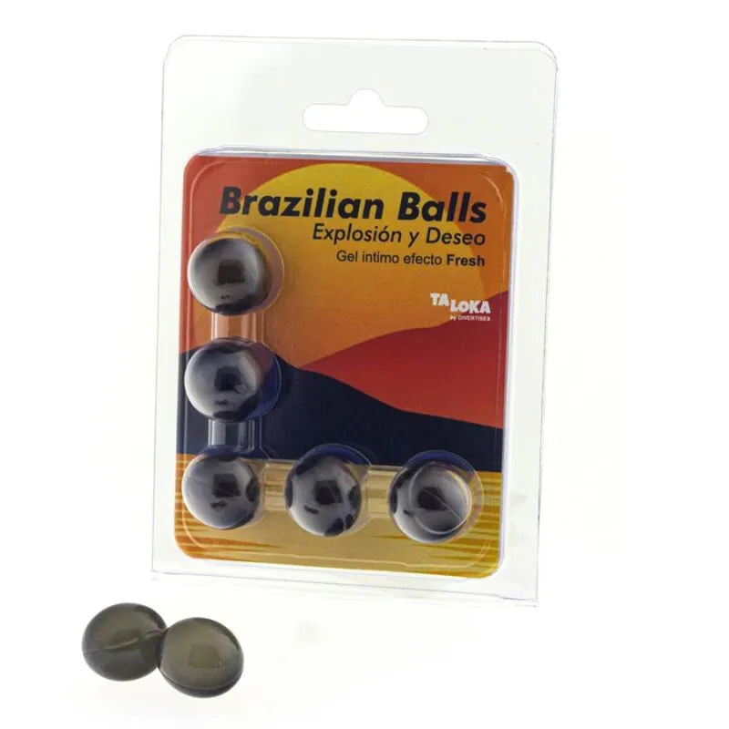 boules brésiliennes gel lubrifiant effet frais rafraîchissant relaxant sensoriel parfum envoûtant huile fondante dissolution chaleur corporelle massage sensuel
