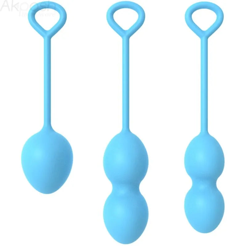 boules geisha silicone bleu Armony ergonomique hypoallergénique renforcement musculature pelvienne tonification orgasmes intenses circulation sanguine stress humeur positive