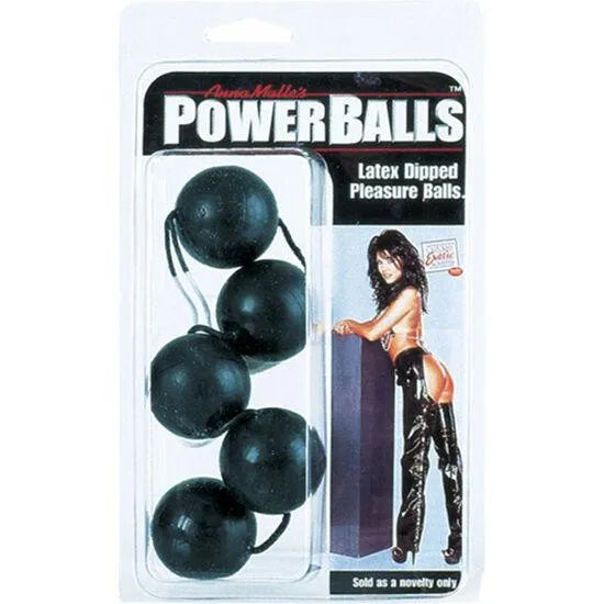 Boules Geisha noires en silicone pour exercices Kegel, ergonomiques, avec cordon nylon, dans un emballage transparent.