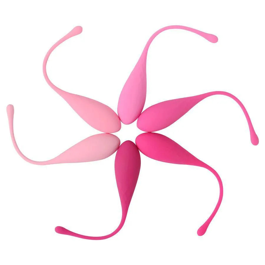 boules geisha silicone doux soyeux renforcement pelvien périnéal tonique postaccouchement intensification orgasmes prévention incontinence étanche douche spa progressif