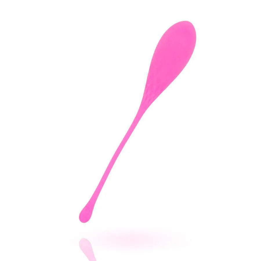 Boules de Geisha en silicone rose, forme ovale, pour renforcement pelvien et bien-être intime, étanche et progressive.