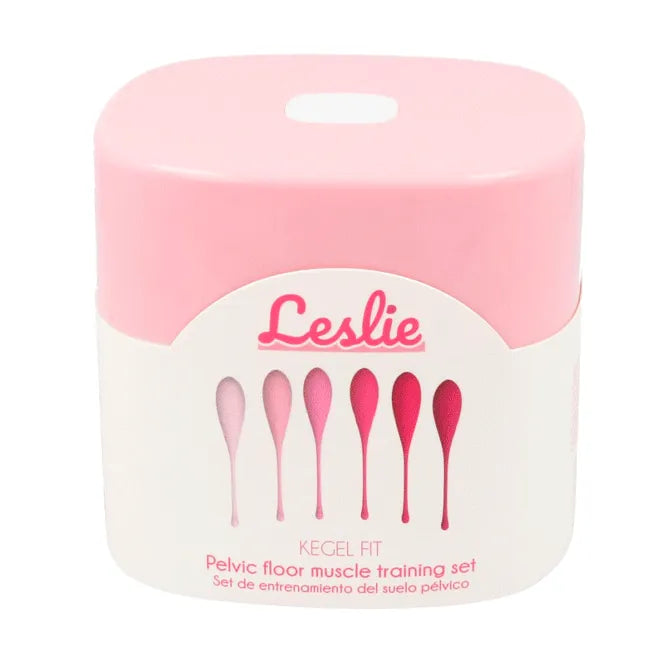 Boules de Geisha en silicone rose, différents poids, pour renforcement pelvien, dans un étui rose élégant.