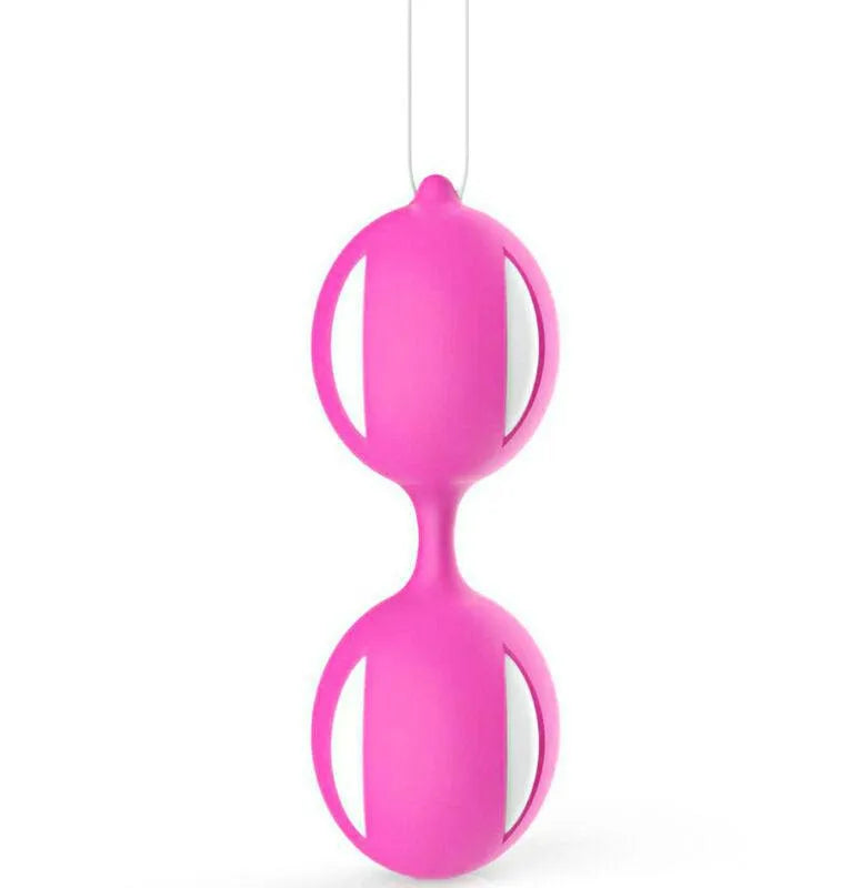 Boules Geisha Silicone Antiallergique Ohmama Ergonomiques Douces Hypoallergéniques Tonifiantes Pelviennes Stimulantes Continence Hygiéniques Cordon Retrait Sécuritaires