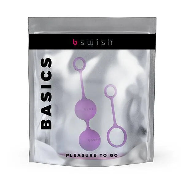 Boules de geisha violettes en silicone hypoallergénique, design ergonomique, dans un emballage moderne et discret.