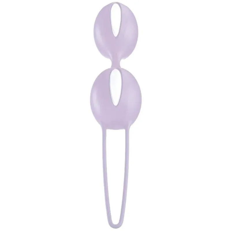Boules de geisha en silicone violet, forme ergonomique, avec boucle de récupération pour entraînement avancé du plancher p...