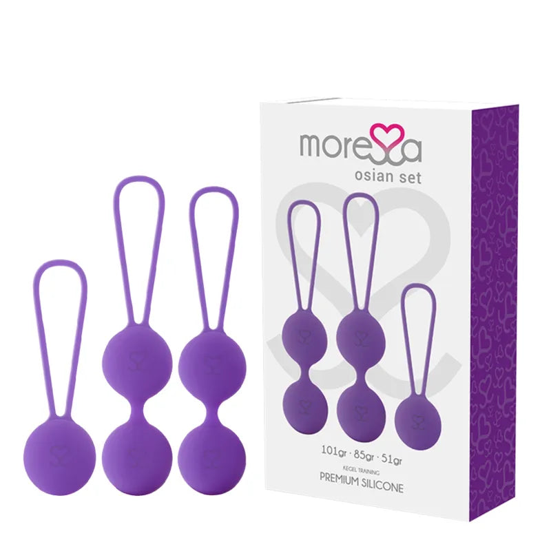 boules geisha silicone hypoallergénique ergonomique lisse muscles pelviens périnéale postnatale rééducation incontinence durable débutantes confort