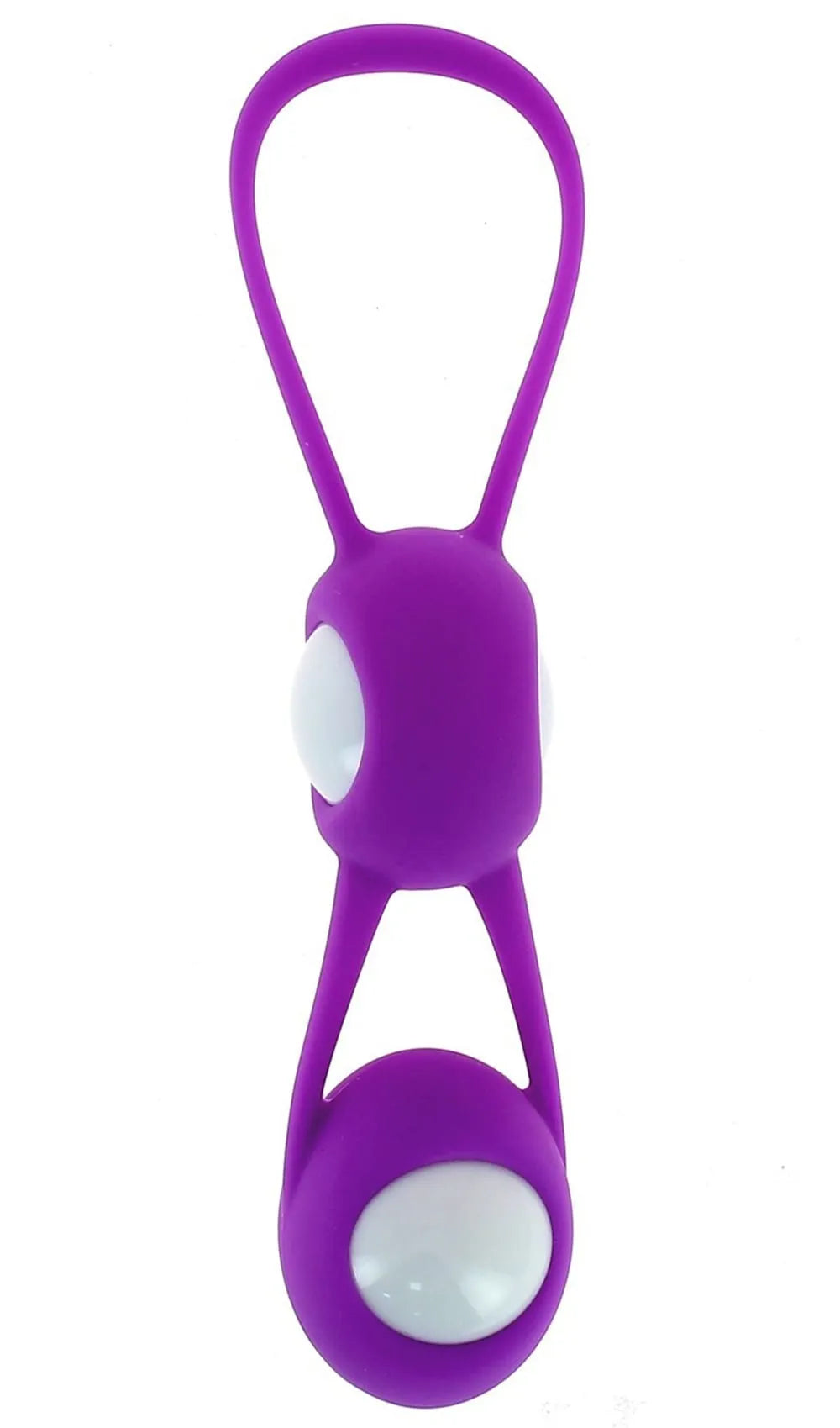 Boules Geisha violettes silicone ultra silencieuses vibrantes amovibles nettoyables antiallergiques sans phtalates plastique blanc ergonomiques discrètes confortables qualitatives
