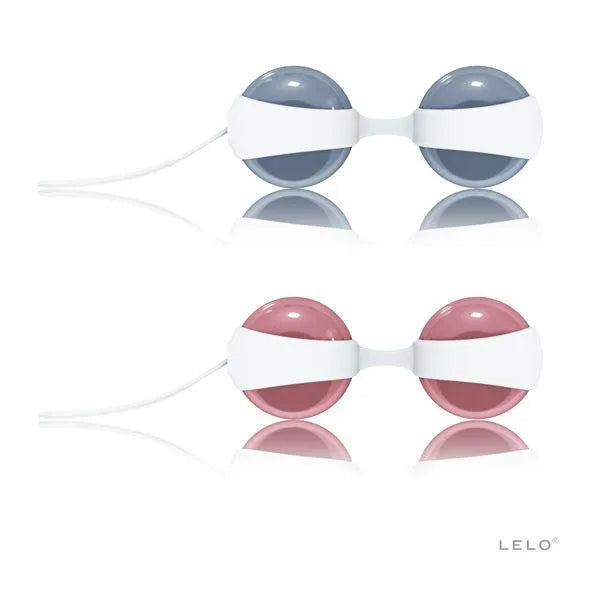 Boules Kegel ajustables en silicone médical, couleurs rose et bleu, avec poids interchangeables pour renforcement pelvien.