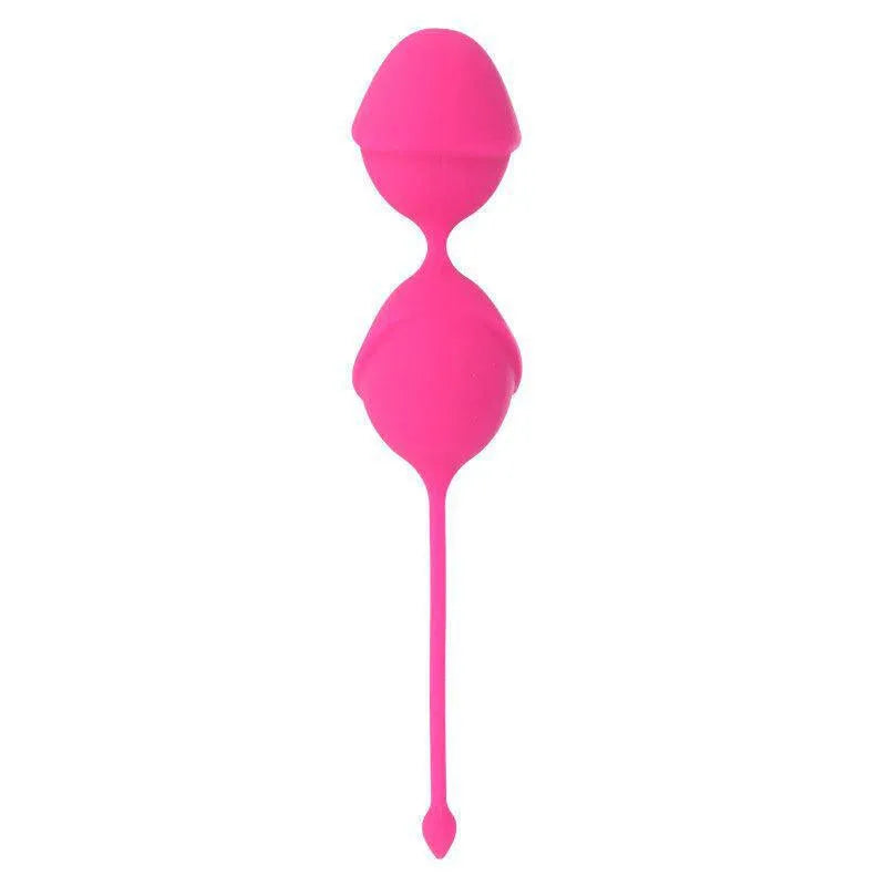 Boules Kegel roses en silicone médical, design ergonomique, pour tonification périnéale et renforcement du plancher pelvien.