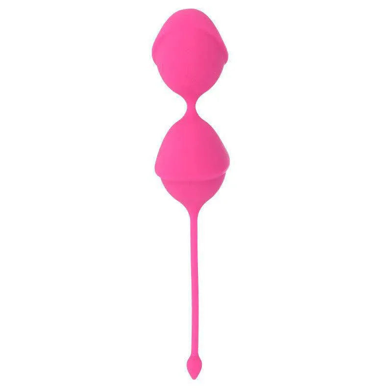 Boules Kegel roses en silicone médical, design ergonomique pour tonification périnéale et renforcement du plancher pelvien.