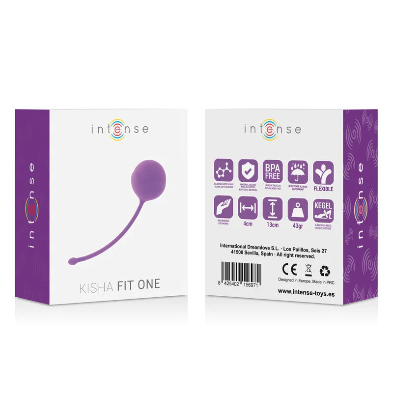 Boules Kegel violettes en silicone médical, ergonomiques, pour tonification pelvienne et renforcement musculaire.