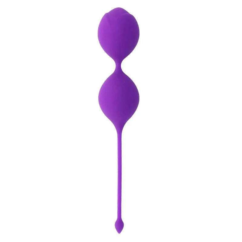 Boules Kegel violettes en silicone médicale, forme ergonomique pour tonification du plancher pelvien, prévention incontine...
