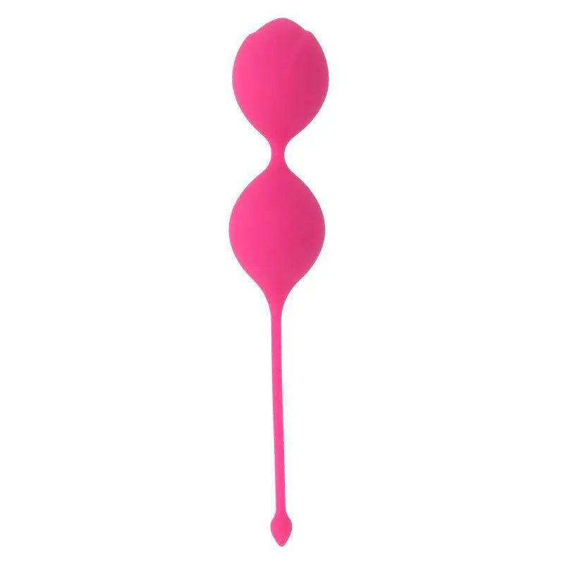 Boules Kegel roses en silicone médical, forme ergonomique, pour renforcement du plancher pelvien et incontinence.
