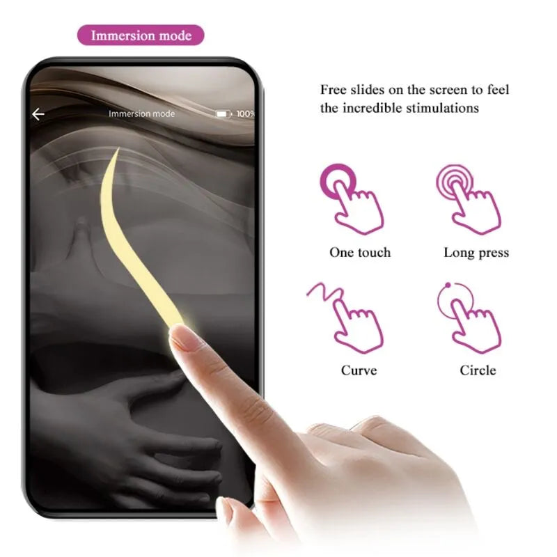 Boules Kegel vibrantes rose en silicone, ergonomiques, avec application mobile interactive affichée sur smartphone.