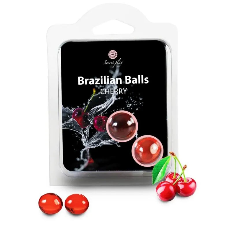 boules massage érotiques arôme cerise sensoriel envoûtant huile soyeuse chaleur corporelle glisse sens sensualité préliminaires extase intense