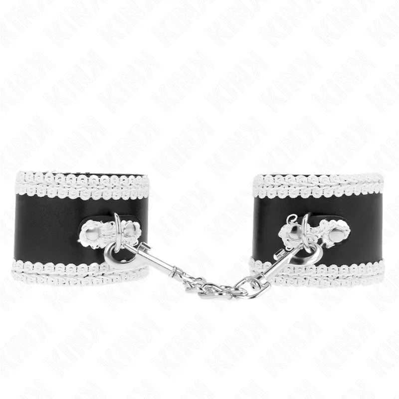 Bracelets BDSM confort prolongé cuir végan écologique ergonomique ajustable boucles réglables anneaux D robustes esthétiques personnalisables