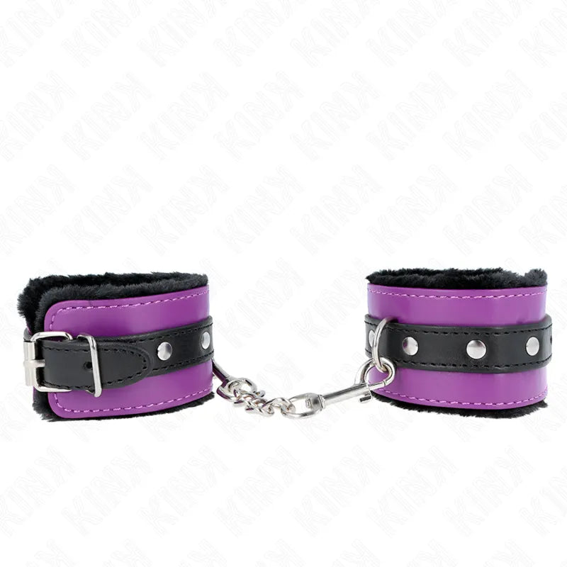 bracelets BDSM cuir végétalien rembourré confort doux élégant sophistiqué design éthique durable résistant boucles anneaux ajustable sécurité moderne