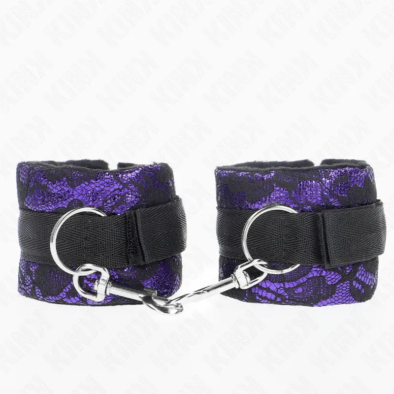 Bracelets BDSM cuir véritable végétalien confortable réglable boucle métallique fermeture velours noir rouge sophistiqué élégant sécurisé durable artisanat luxueux