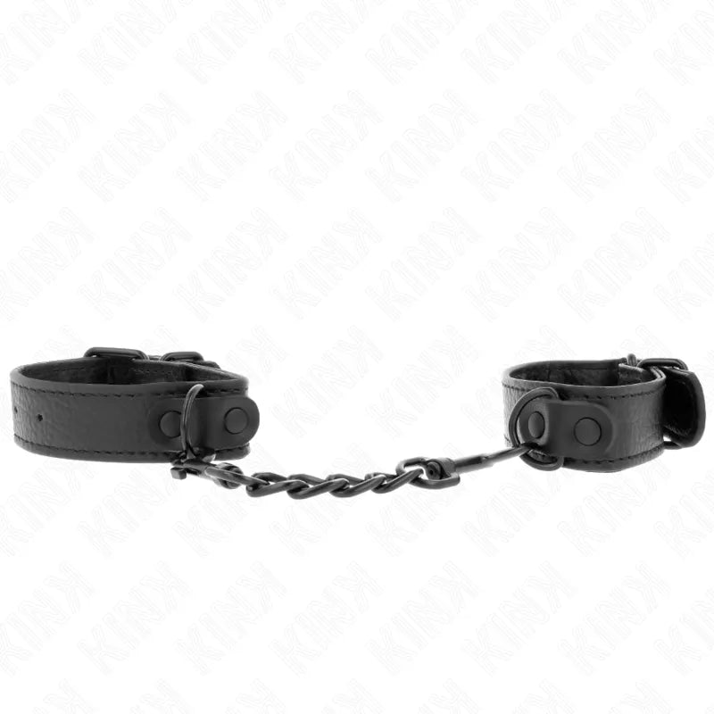 bracelets cuir véritable végétalien ajustables rembourrés confortables sécurisés boucles velcro robustes durables élégants sophistiqués sensuels raffinés