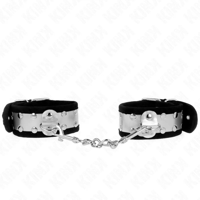 bracelets BDSM cuir végétalien confort supérieur maintien doux sécurisé réglable fermoirs rapides résistants élégants assortis finition artisanale