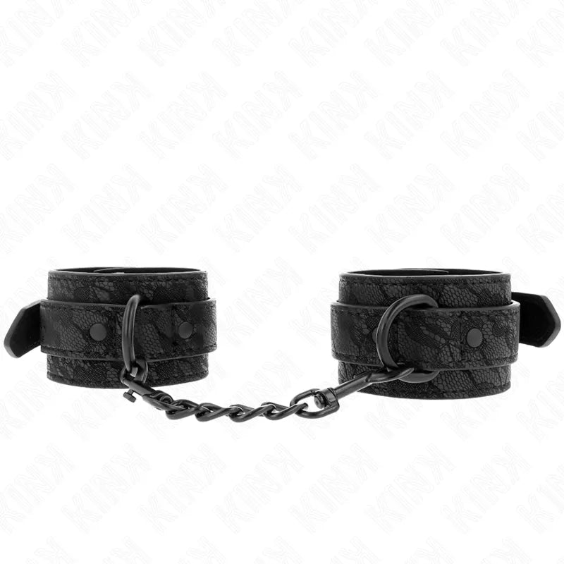 bracelets cuir véritable BDSM confort durable réglable rembourré boucles robustes anneaux métalliques sécurité ergonomique finition qualité