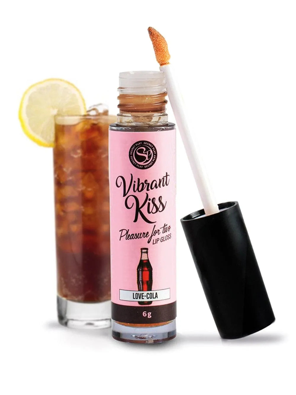 brillant lèvres vibrant saveur cola comestible glycérine stimulation intense oral compatible préservatifs sextoys petit voyage