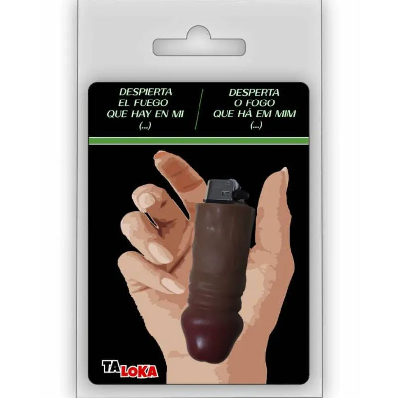 briquet humoristique fantaisie rechargeable pénis mulâtre design compact portable réutilisable cadeau original provocant drôle phrases imprimées