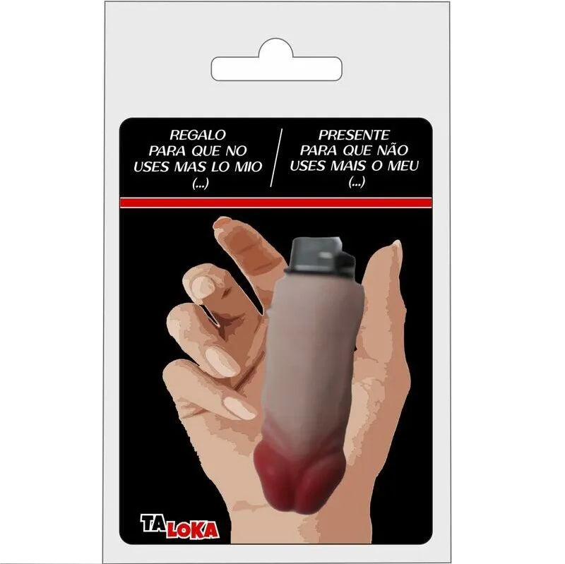 briquet humoristique rechargeable design forme pénis audacieux hilarant réutilisable écologique couleur vive inscriptions drôles cadeau original briseglace soirée convivialité portable