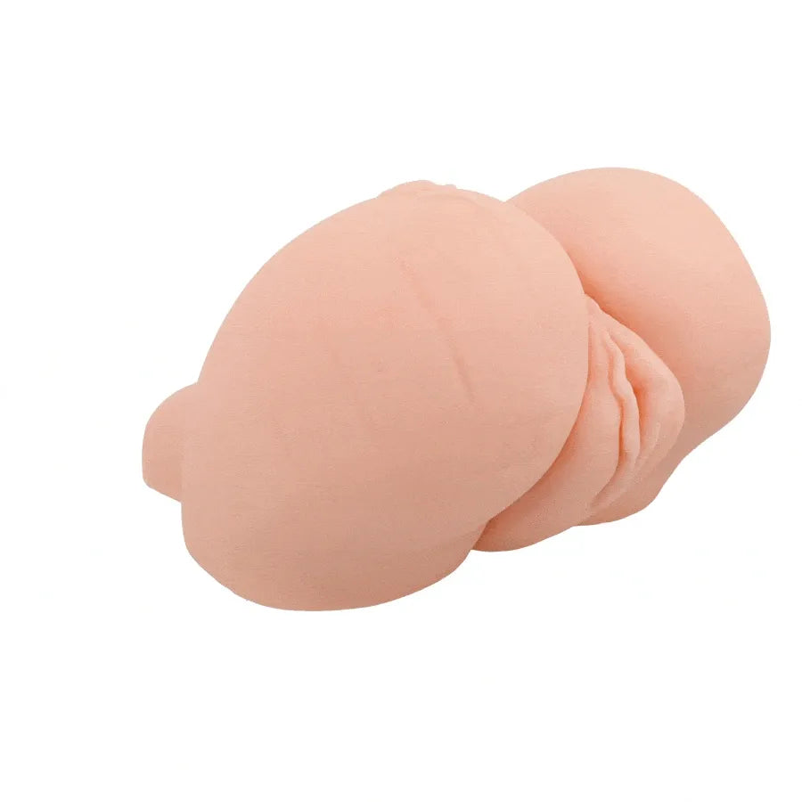 buste masturbation réaliste silicone double tunnels texturés vagin anus rose tatouée fesses vibrantes balles télécommande étanche lubrifiant compatible
