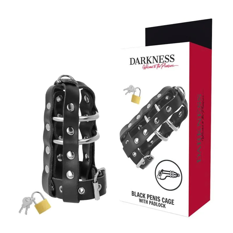 cage chasteté cuir végétalien hypoallergénique confortable sécurisée réglable anneaux verrouillage métallique enveloppant ventilation hygiène antiérection contrôle clé durable sensible fétichisme
