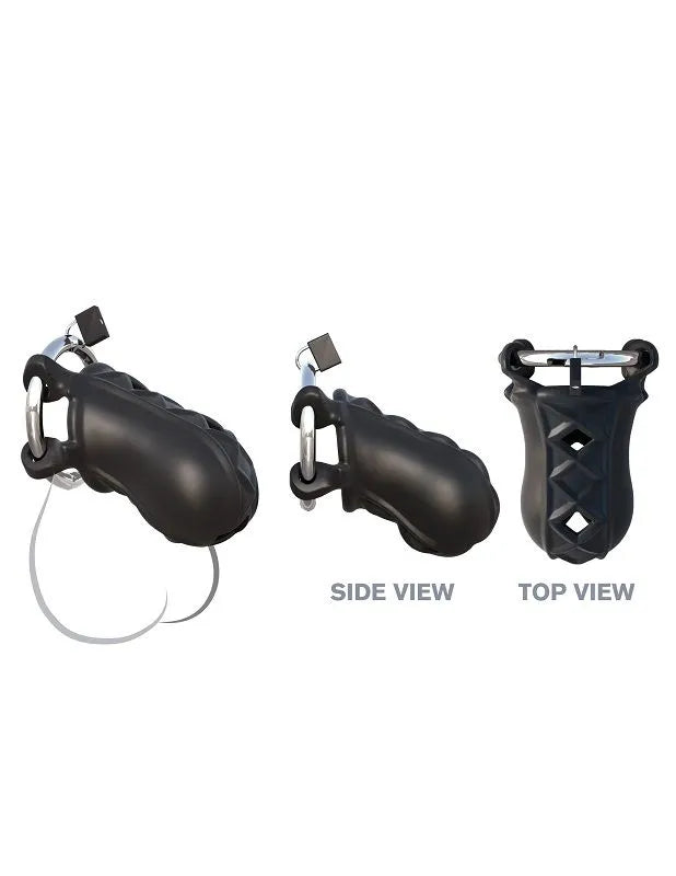 cage chasteté silicone débutants confortable sécurisée respirante légère flexible hypoallergénique sans phtalates ventilée ajustable acier inoxydable discret nettoyage facile